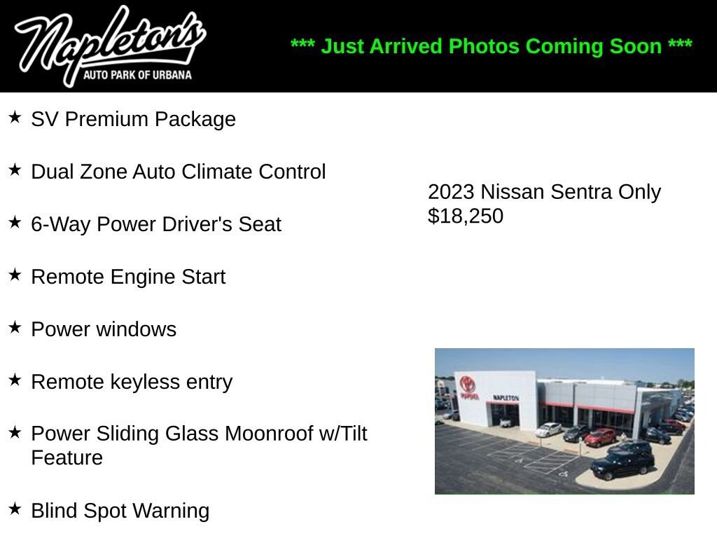 Used 2023 Nissan Sentra SV Sedan