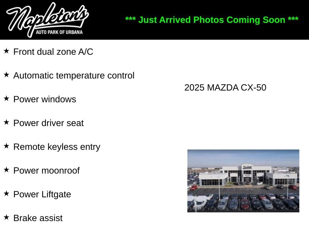 Used 2025 Mazda CX-50 2.5 S Premium Package Sport Utility
