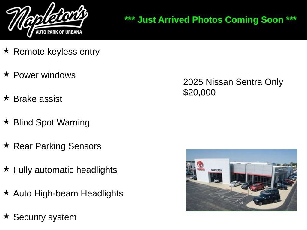 Used 2025 Nissan Sentra SV Sedan