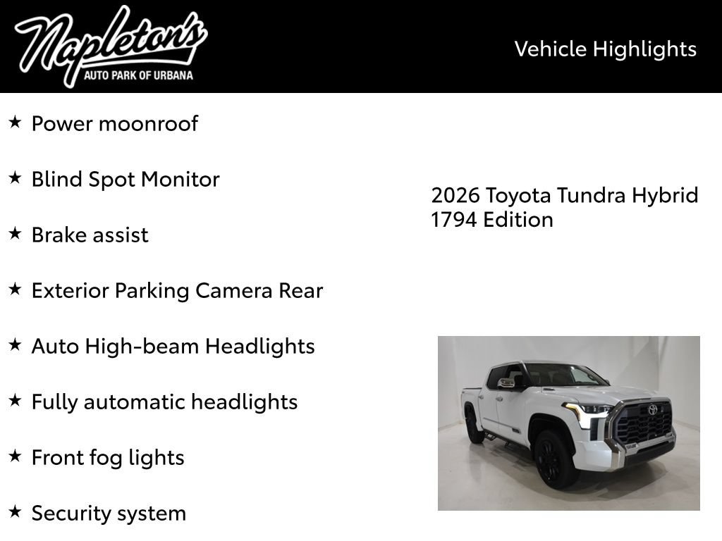 2026 Toyota Tundra 1794 Edition - Photo 16