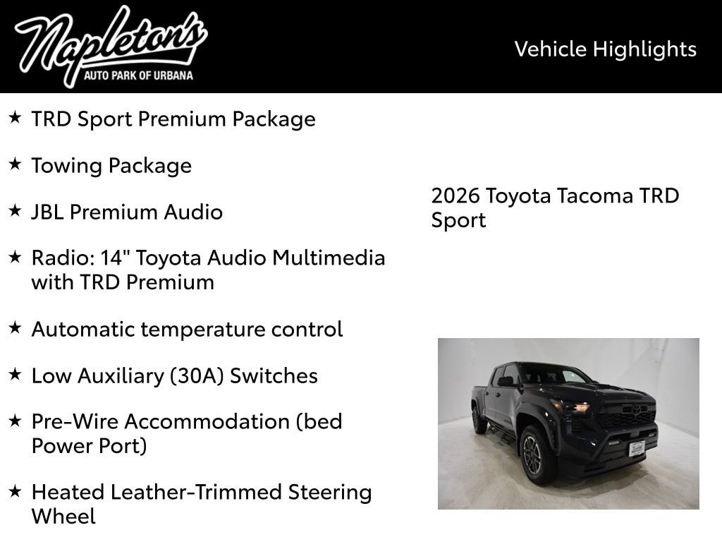 2026 Toyota Tacoma TRD Sport - Photo 15