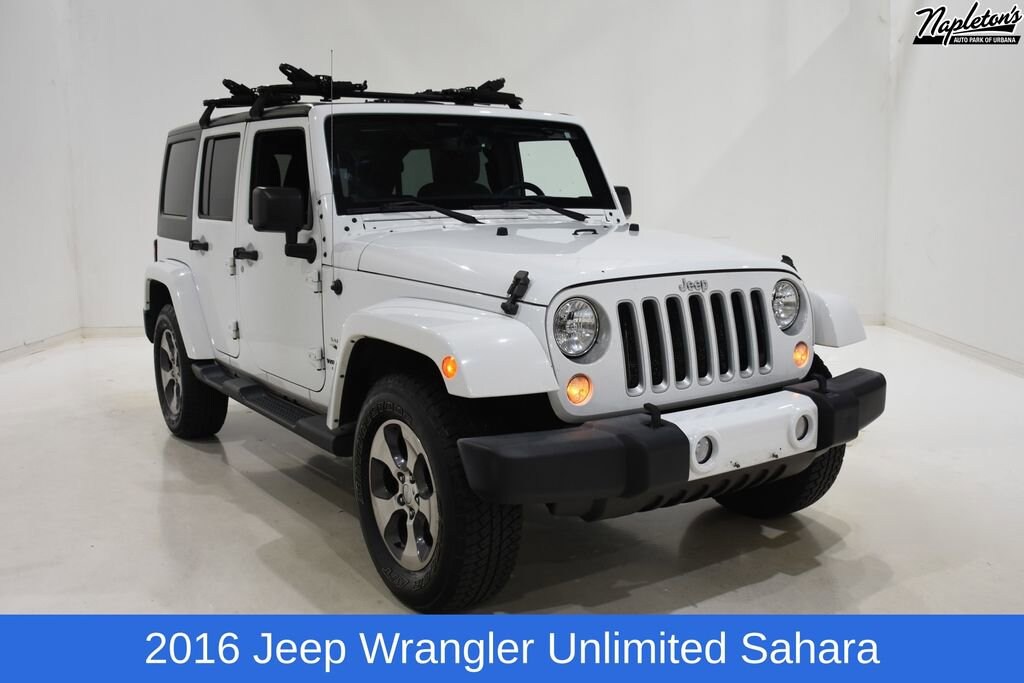 Used 2016 Jeep Wrangler Unlimited Sahara Sport Utility