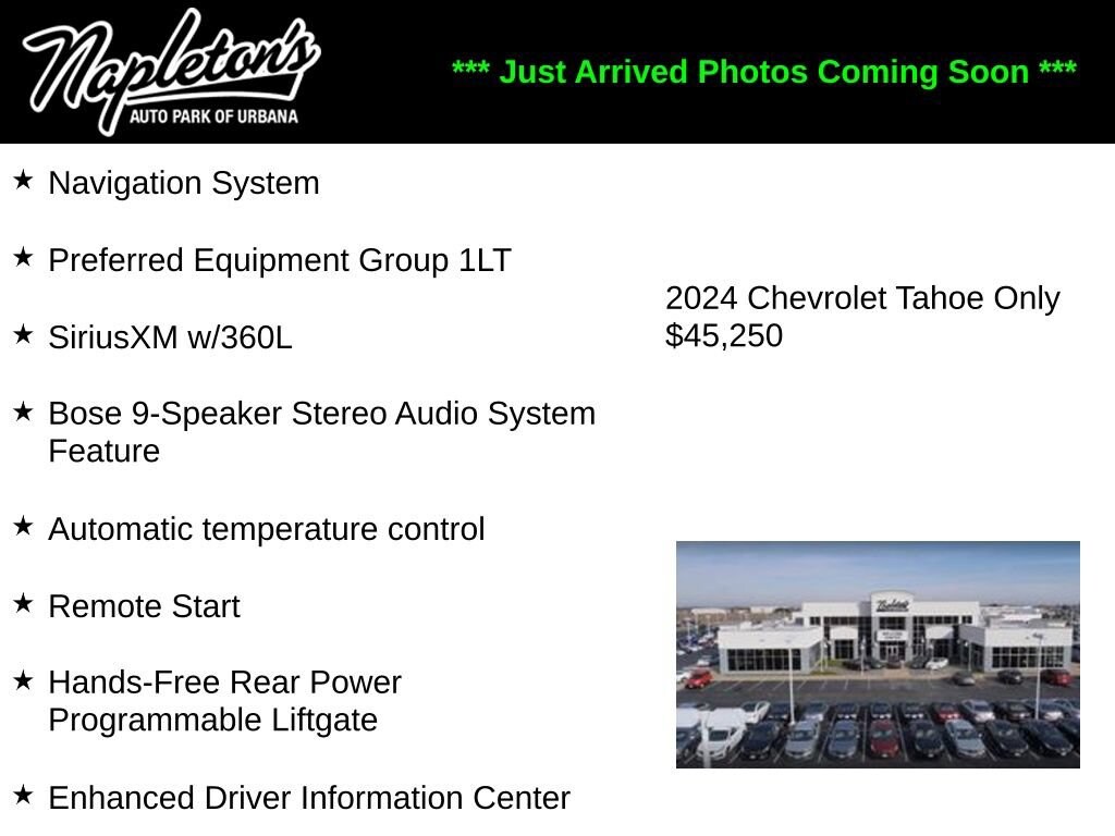 Used 2024 Chevrolet Tahoe LT Sport Utility