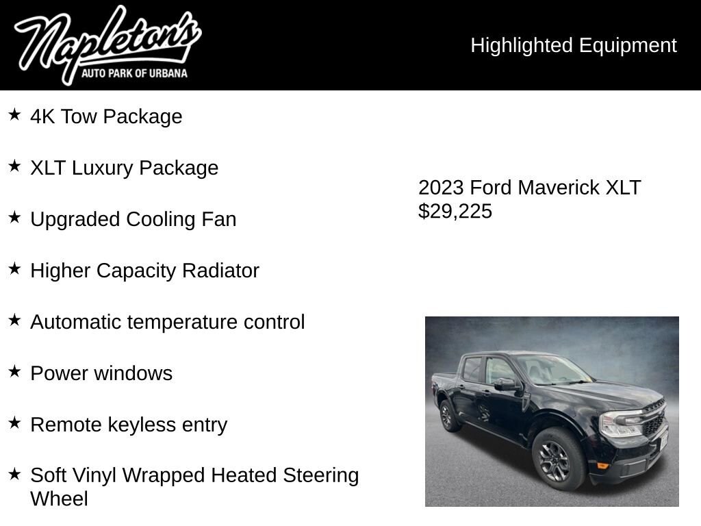Used 2023 Ford Maverick XLT Truck