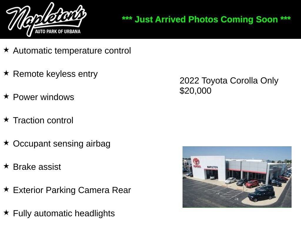 Used 2022 Toyota Corolla SE Sedan