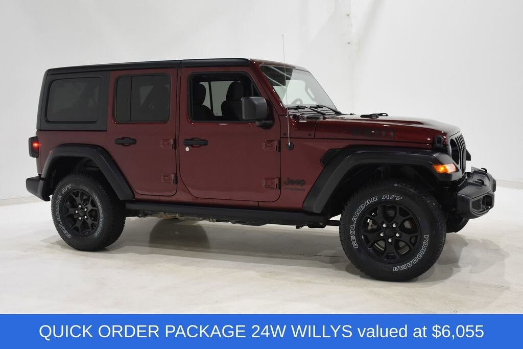Used 2022 Jeep Wrangler Unlimited Willys Sport Utility