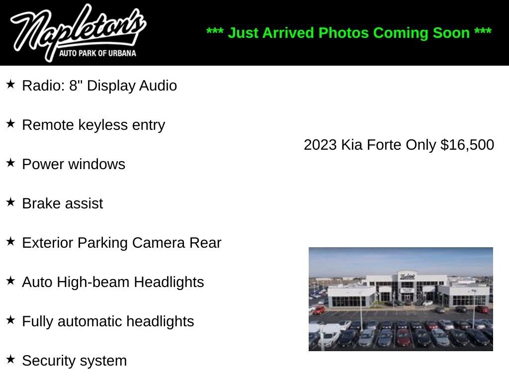 Used 2023 Kia Forte LXS Sedan