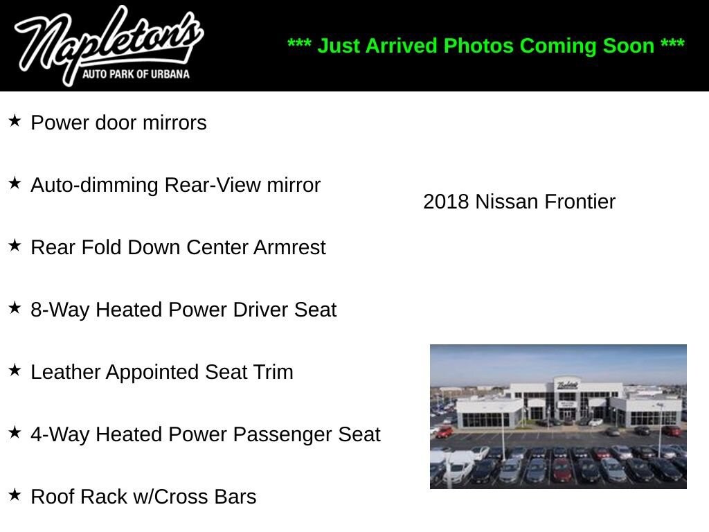 Used 2018 Nissan Frontier PRO-4X Truck