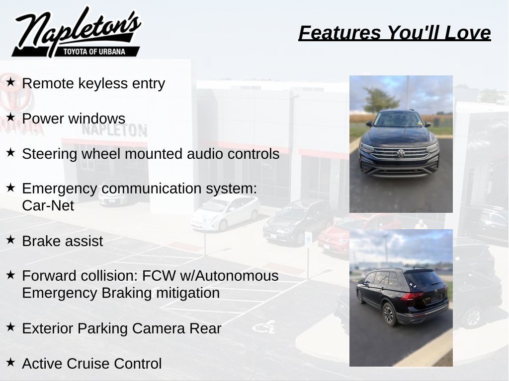 Used 2022 Volkswagen Tiguan 2.0T S Sport Utility