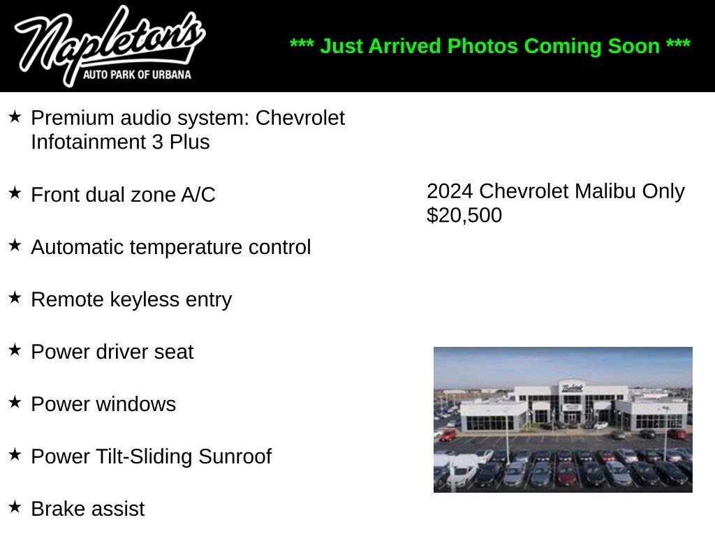 Used 2024 Chevrolet Malibu LT Sedan