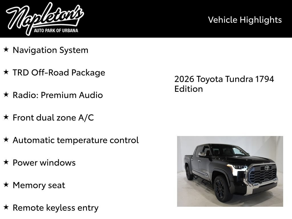 2026 Toyota Tundra 1794 Edition - Photo 15