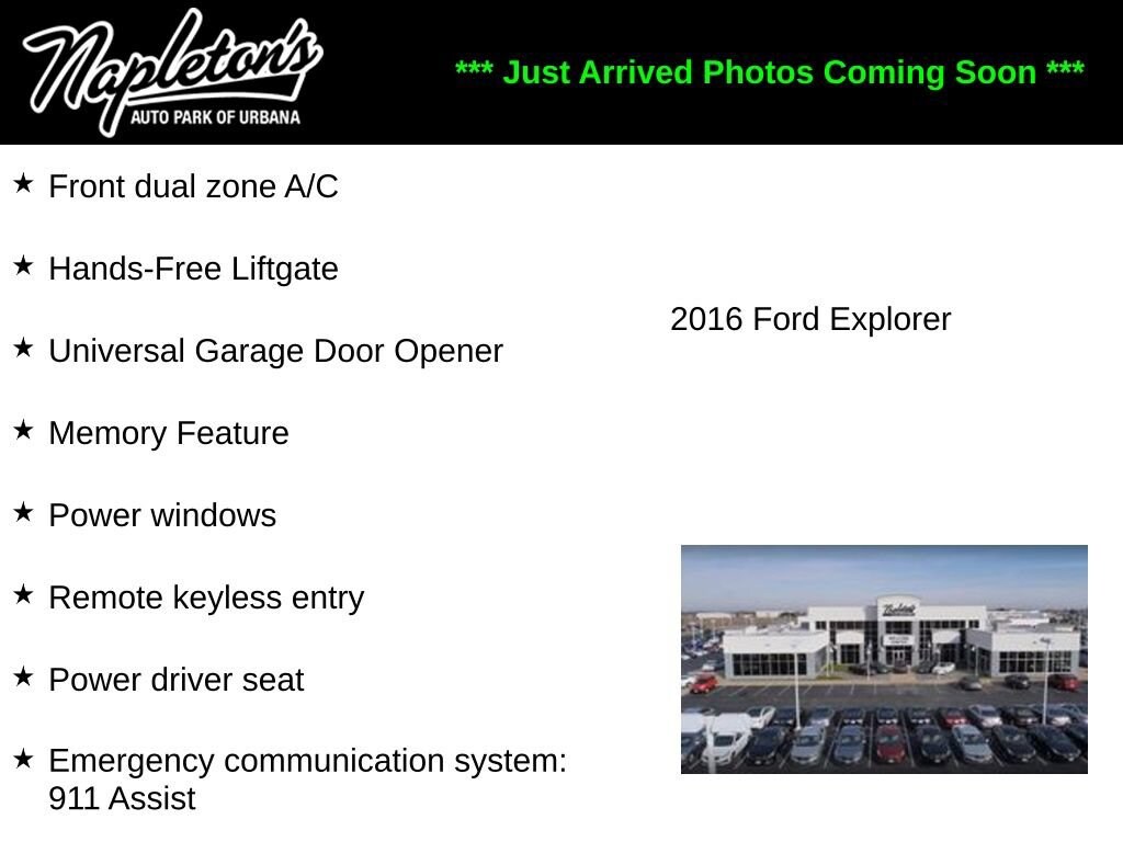 Used 2016 Ford Explorer Sport Sport Utility