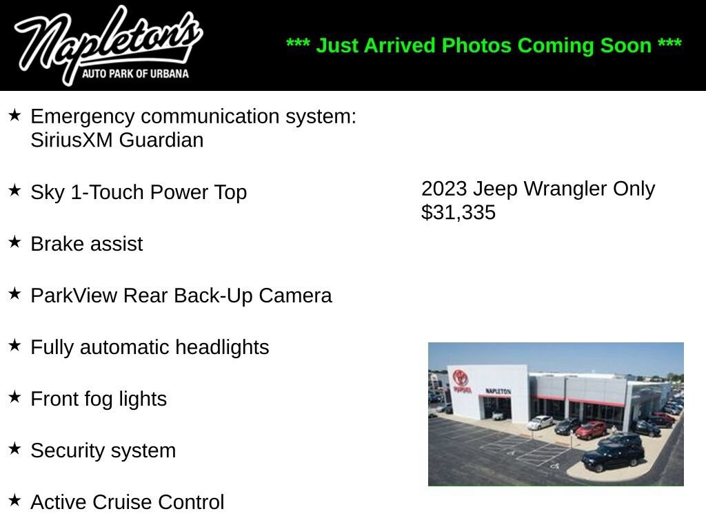 Used 2023 Jeep Wrangler Sahara 4xe Sport Utility