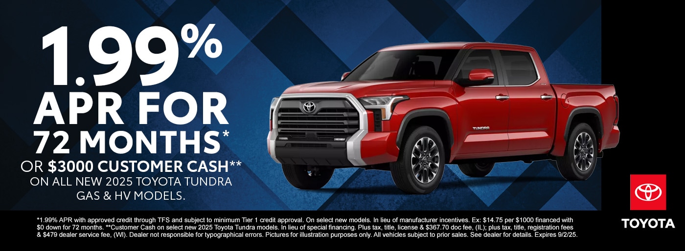 Toyota Incentives August