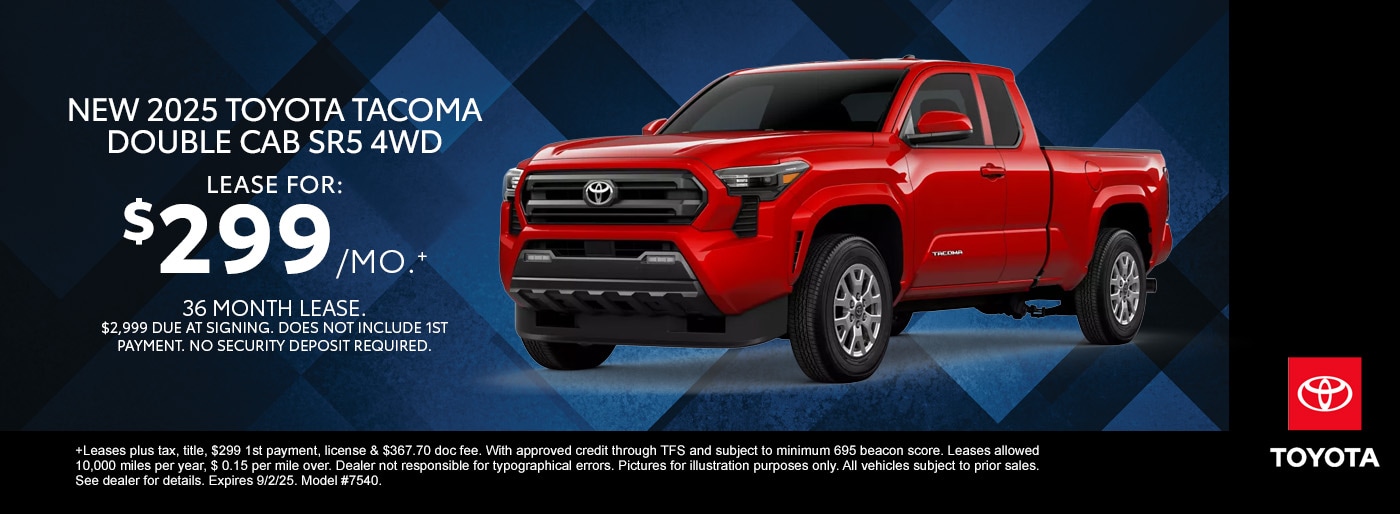 Toyota Incentives August