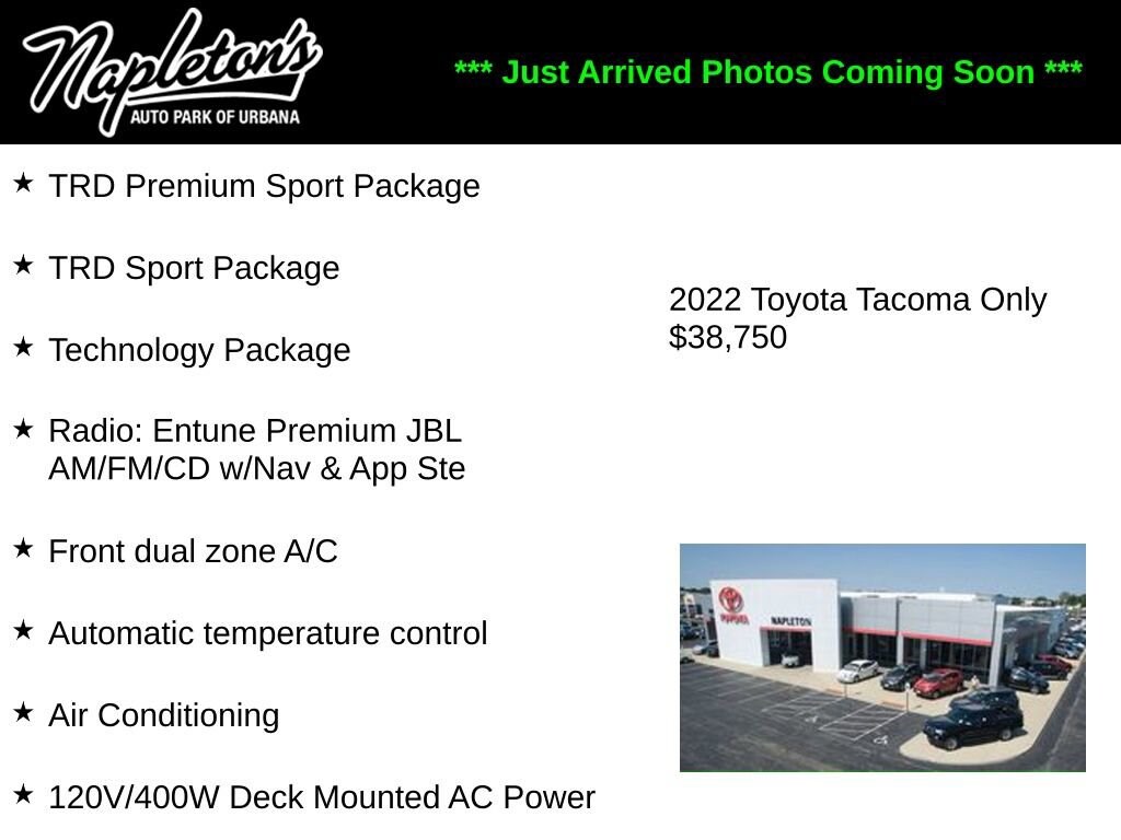 Used 2022 Toyota Tacoma TRD Sport Truck