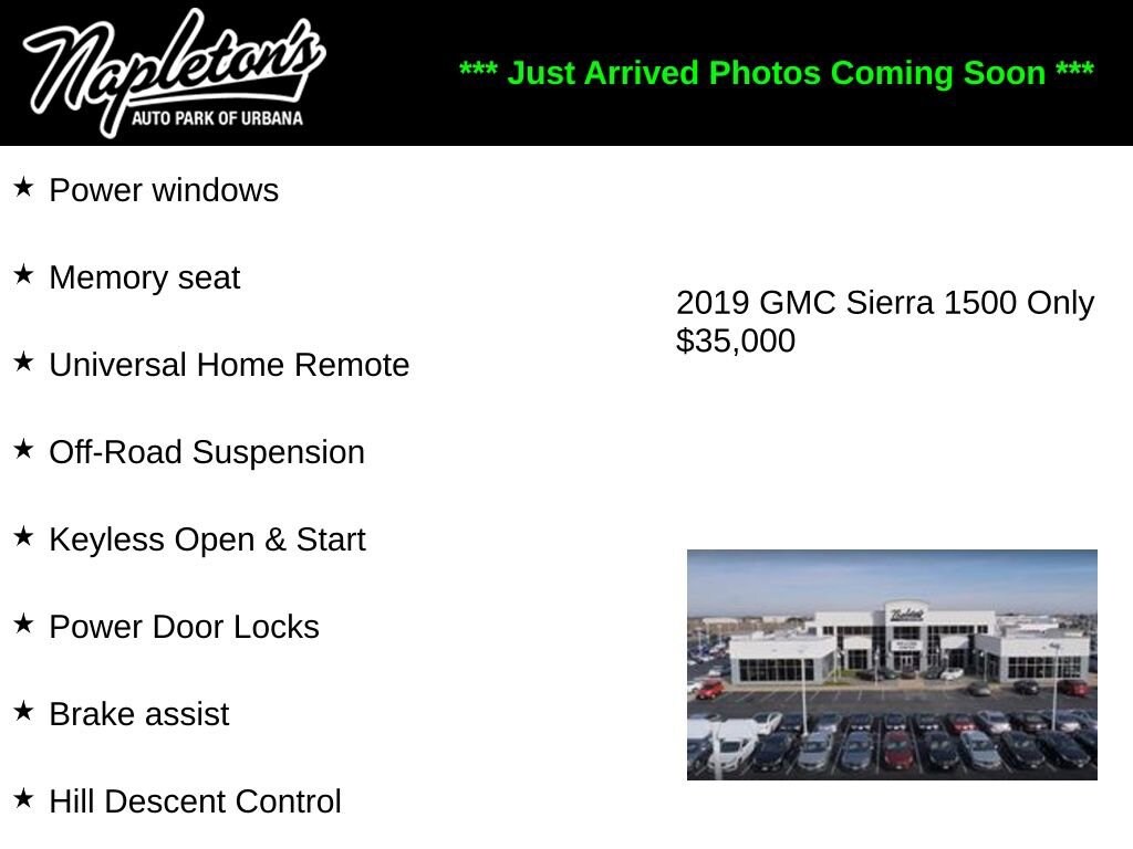 Used 2019 GMC Sierra 1500 SLT Truck