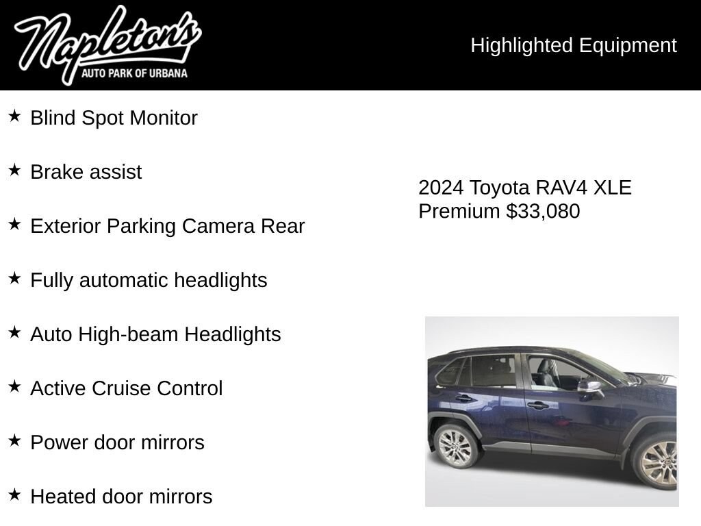 Used 2024 Toyota RAV4 XLE Premium Sport Utility