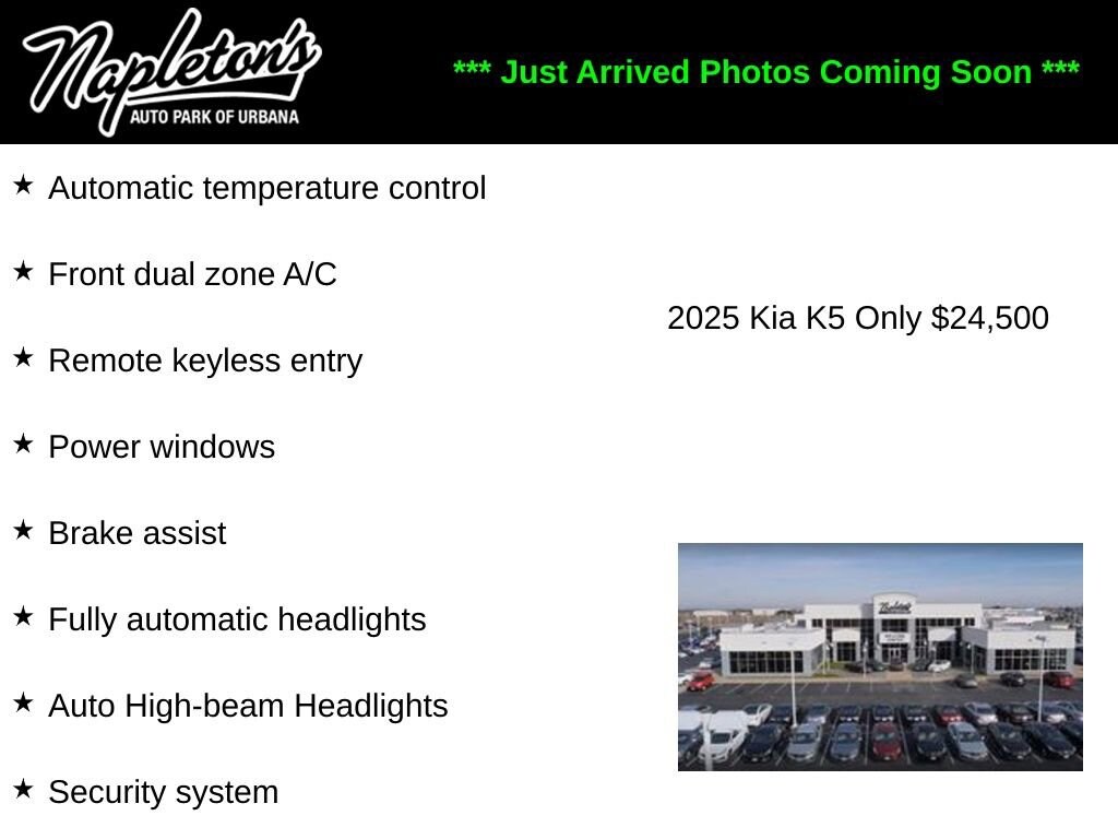 Used 2025 Kia K5 LXS Sedan