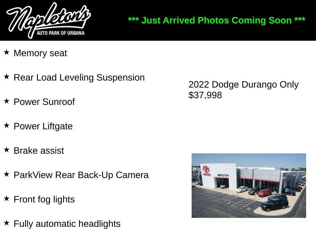 Used 2022 Dodge Durango R/T Sport Utility