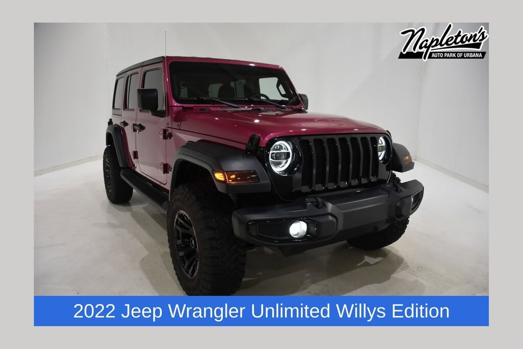 Used 2022 Jeep Wrangler Unlimited Willys Sport Utility