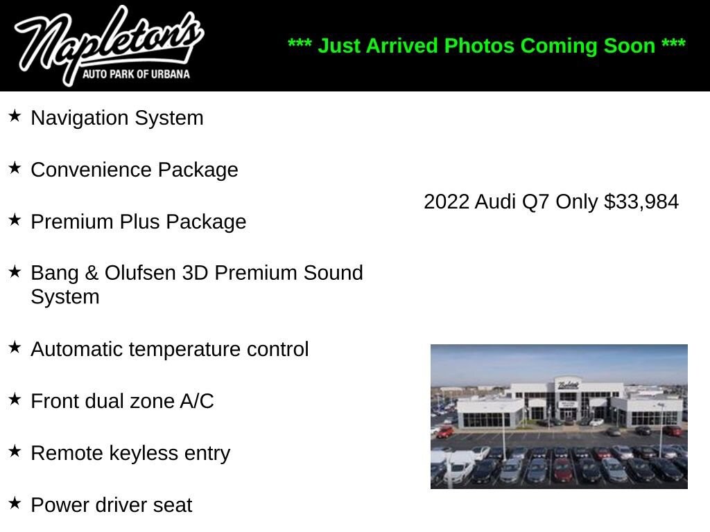 Used 2022 Audi Q7 55 Premium Plus Sport Utility