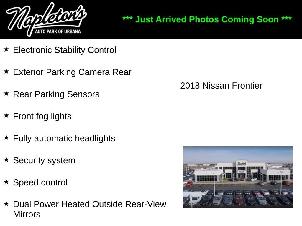 Used 2018 Nissan Frontier PRO-4X Truck