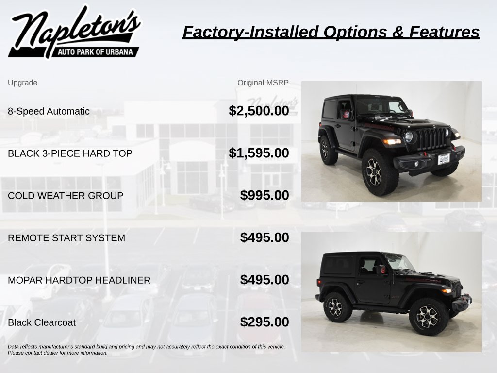 Used 2021 Jeep Wrangler Rubicon Sport Utility