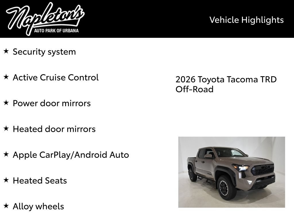 2026 Toyota Tacoma TRD Off Road - Photo 16