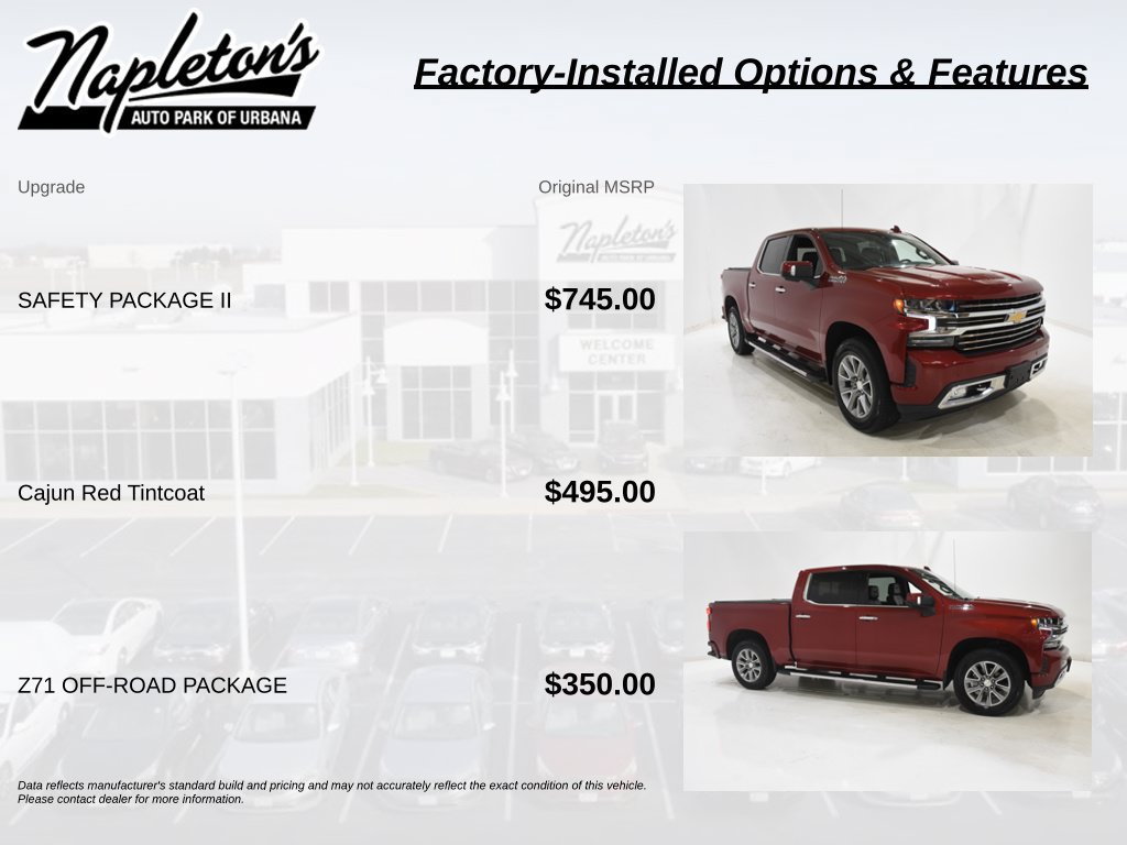 Used 2019 Chevrolet Silverado 1500 High Country Truck