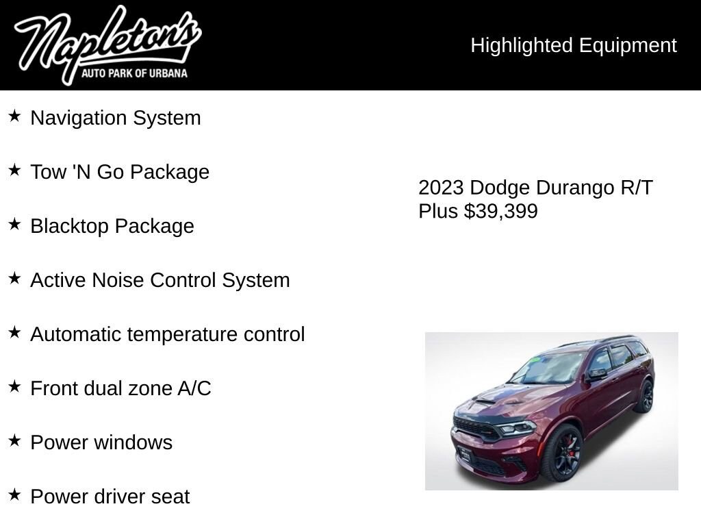 Used 2023 Dodge Durango R/T Plus Sport Utility