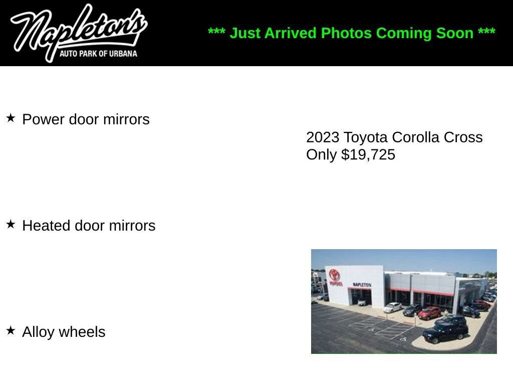 Used 2023 Toyota Corolla Cross LE Sport Utility