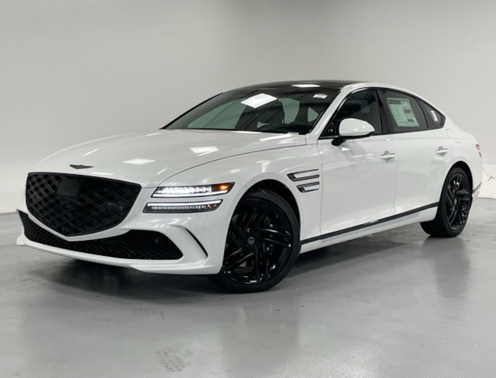 New 2026 Genesis G80 3.5T Prestige Black Sedan