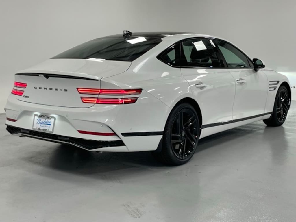New 2026 Genesis G80 3.5T Prestige Black Sedan