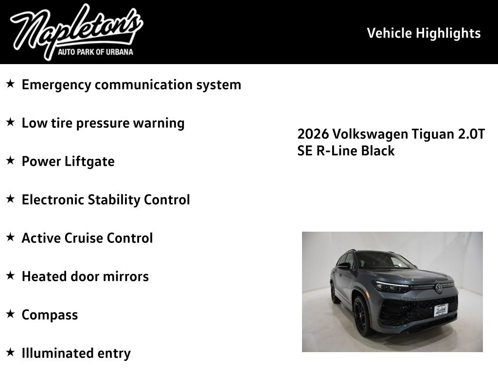 2026 Volkswagen Tiguan SE R-LINE BLACK - Photo 16