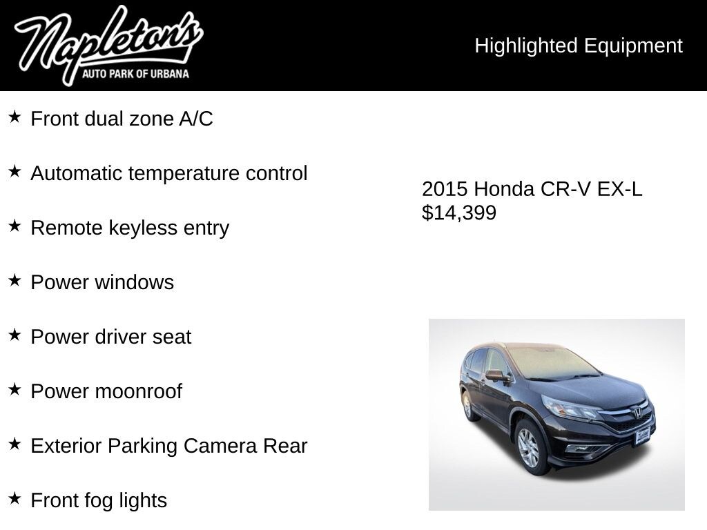 Used 2015 Honda CR-V EX-L SUV