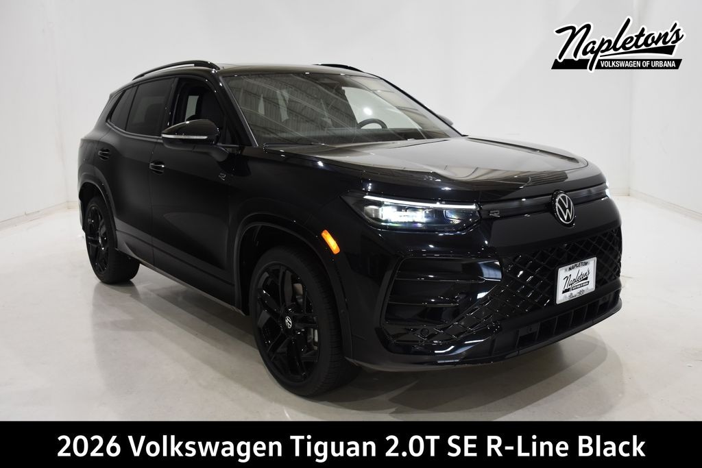 New 2026 Volkswagen Tiguan SE R-Line Black SUV