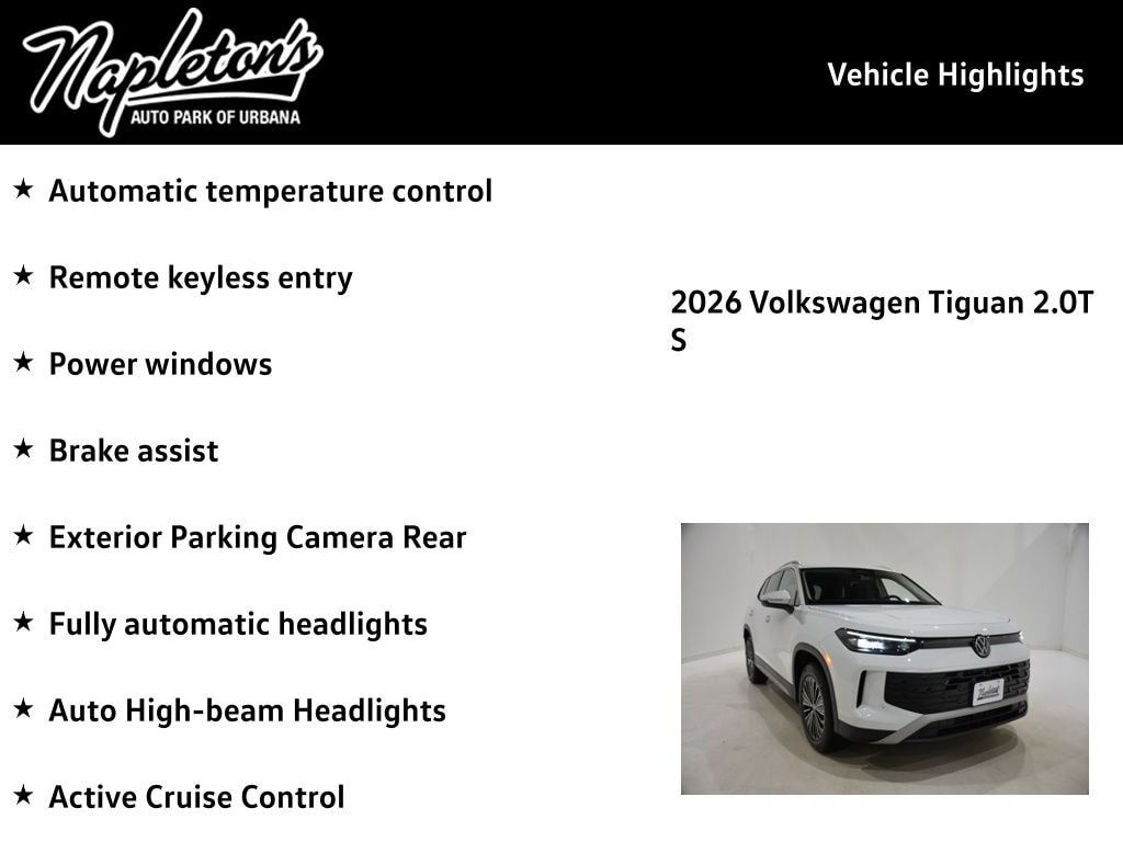 2026 Volkswagen Tiguan S - Photo 15