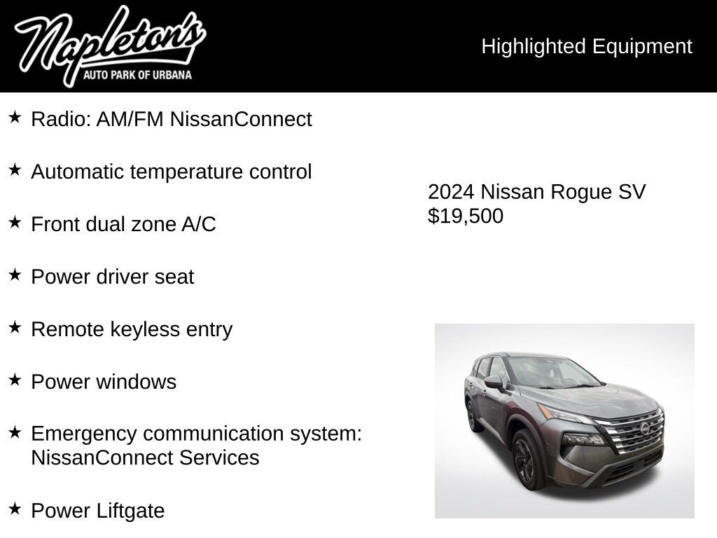 Used 2024 Nissan Rogue SV SUV