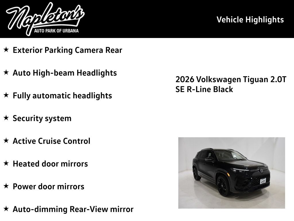 2026 Volkswagen Tiguan SE R-LINE BLACK - Photo 16