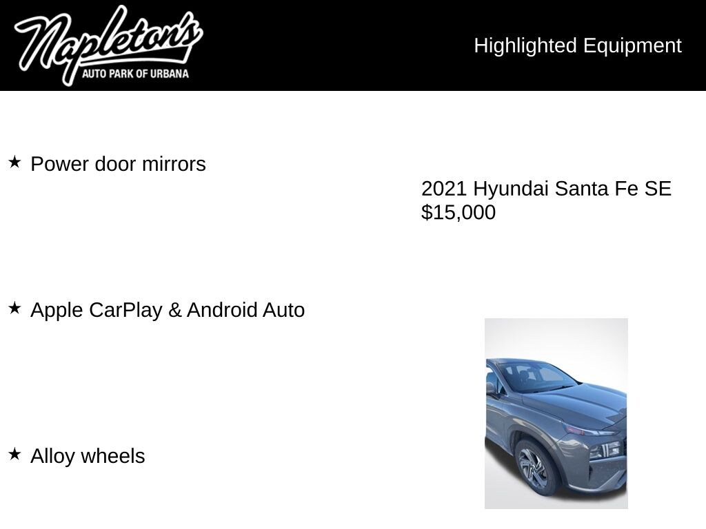 Used 2021 Hyundai Santa Fe SE SUV