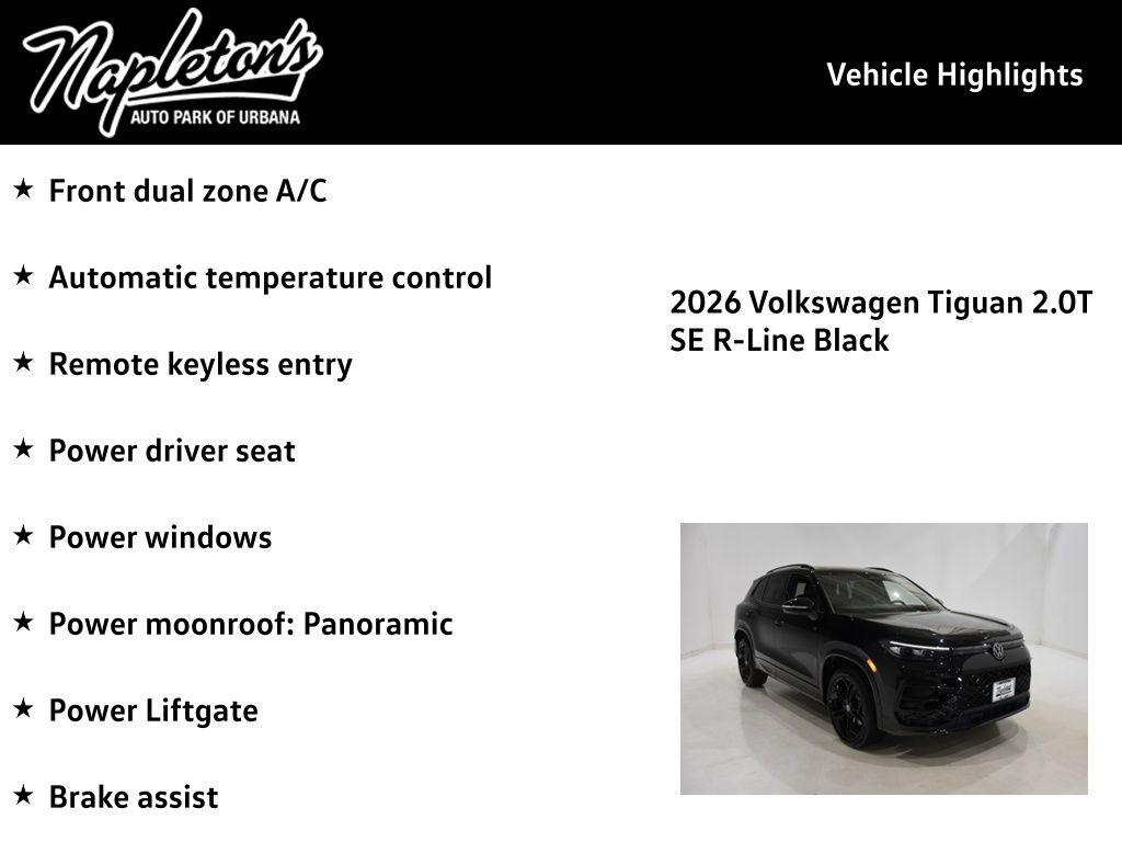2026 Volkswagen Tiguan SE R-LINE BLACK - Photo 15