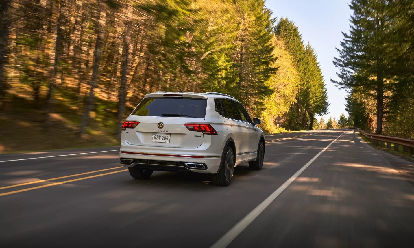 VW Tiguan SUV rear exterior
