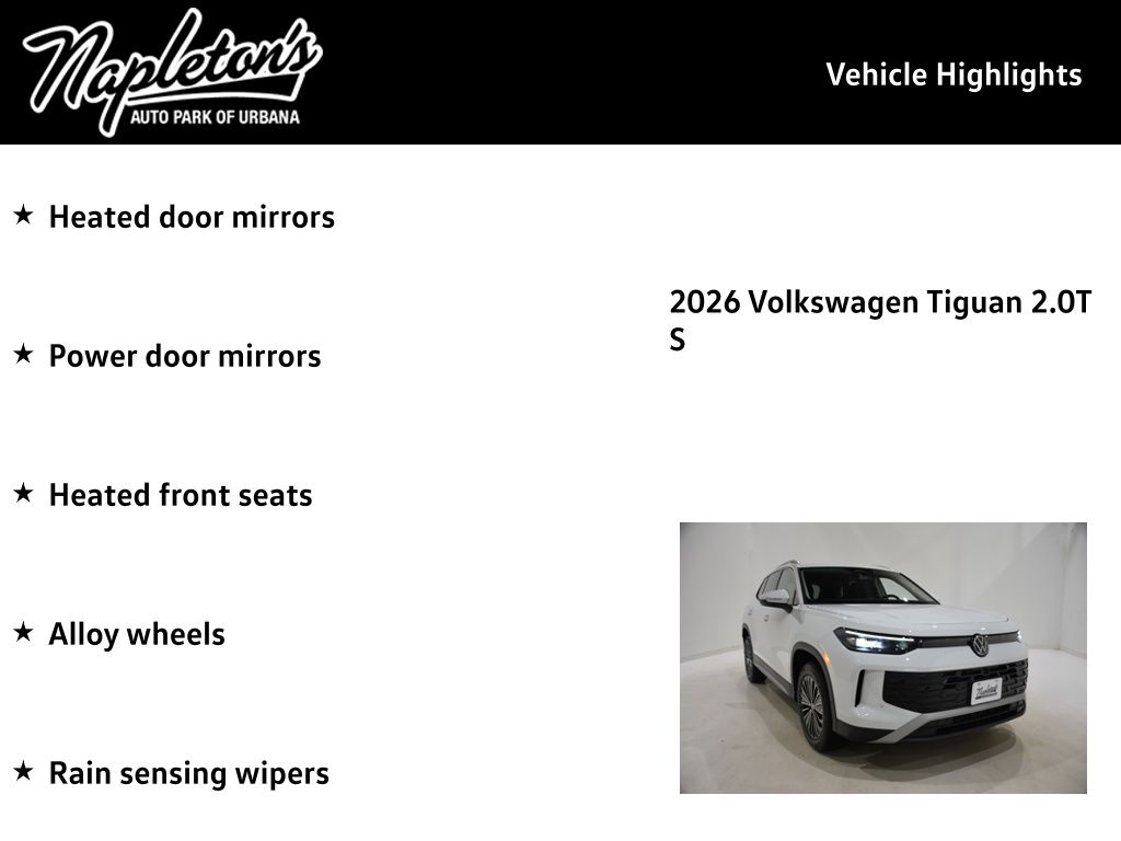 2026 Volkswagen Tiguan S - Photo 16