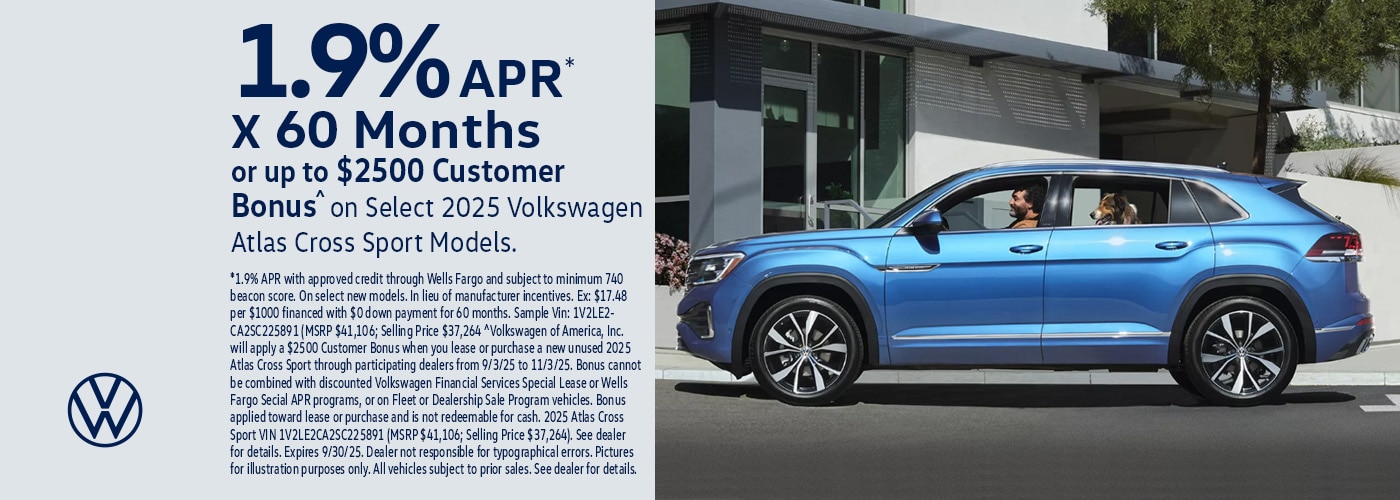 VW Incentives September