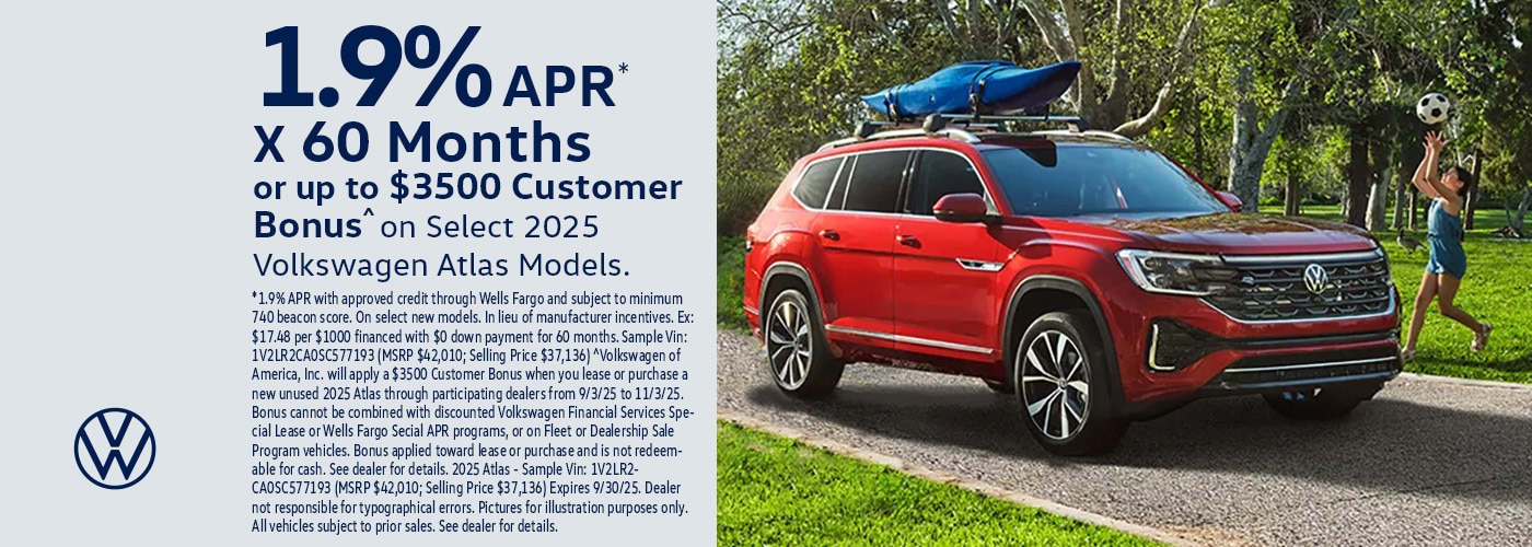 VW Incentives September