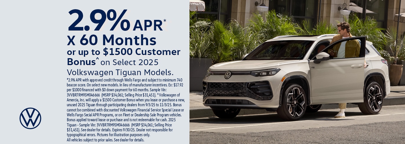 VW Incentives September