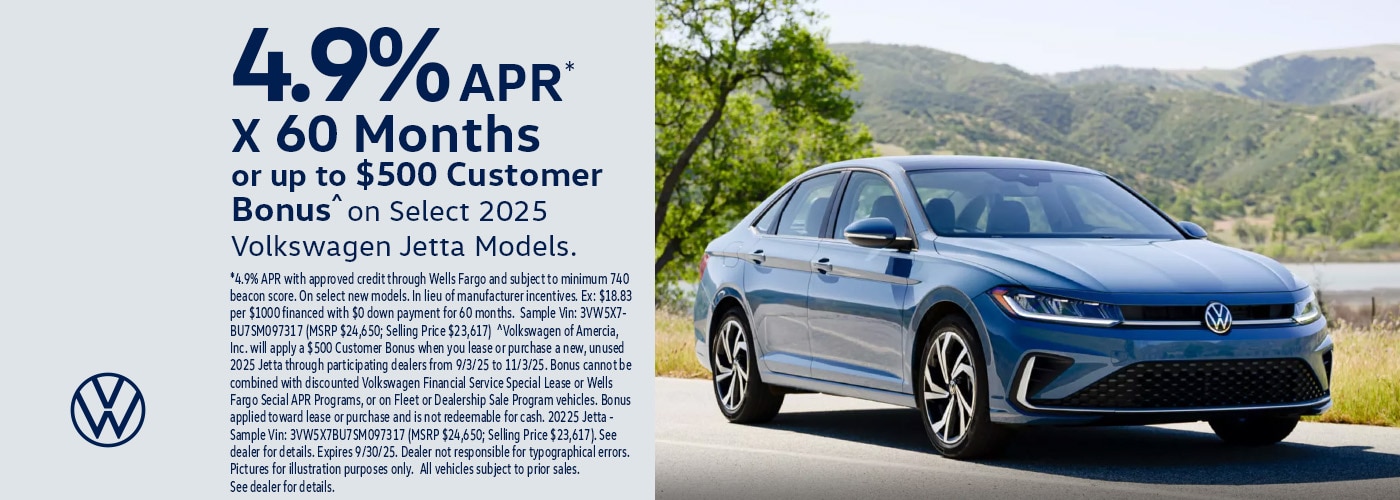 VW Incentives September