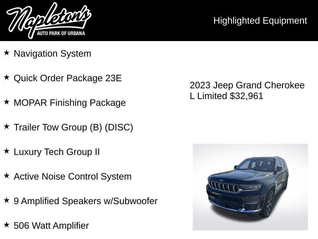 Used 2023 Jeep Grand Cherokee Limited SUV