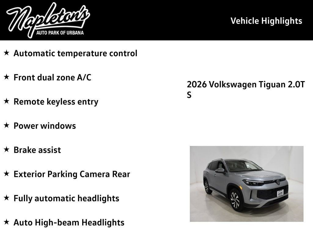 2026 Volkswagen Tiguan S - Photo 15